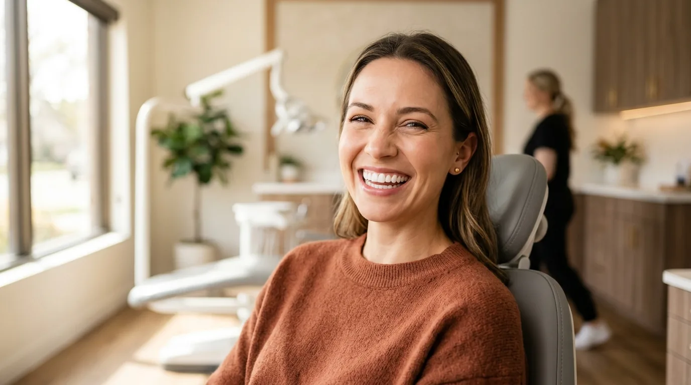 Cosmetic dentistry results
