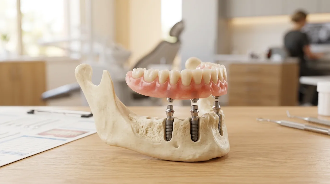 Hybrid denture solution